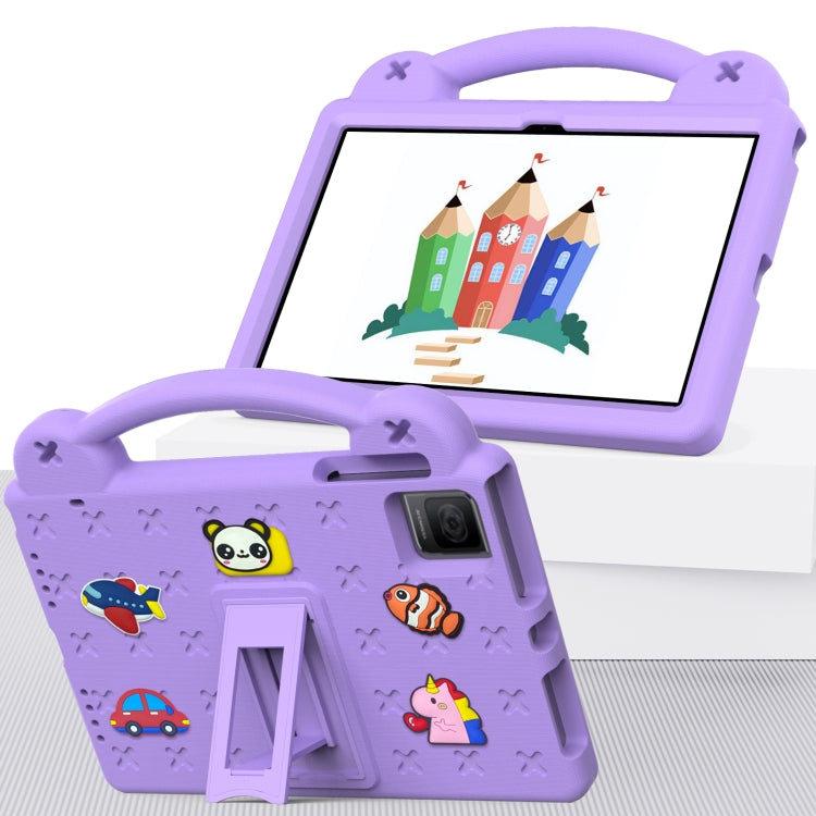 For TCL Tab 10 Gen2 10.36 2023 Handle Kickstand Children EVA Shockproof Tablet Case(Light Purple) - Others by PMC TechLife | Online Shopping South Africa | PMC TechLife | Buy Now Pay Later Mobicred
