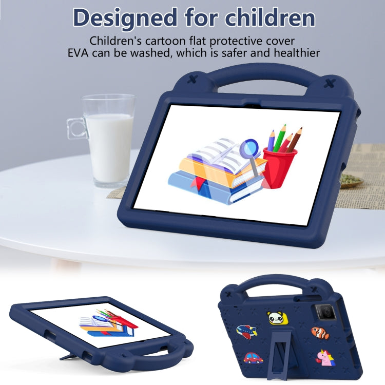 For TCL Tab 10 Gen2 10.36 2023 Handle Kickstand Children EVA Shockproof Tablet Case(Navy Blue) - Others by PMC TechLife | Online Shopping South Africa | PMC TechLife | Buy Now Pay Later Mobicred