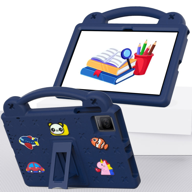 For TCL Tab 10 Gen2 10.36 2023 Handle Kickstand Children EVA Shockproof Tablet Case(Navy Blue) - Others by PMC TechLife | Online Shopping South Africa | PMC TechLife | Buy Now Pay Later Mobicred