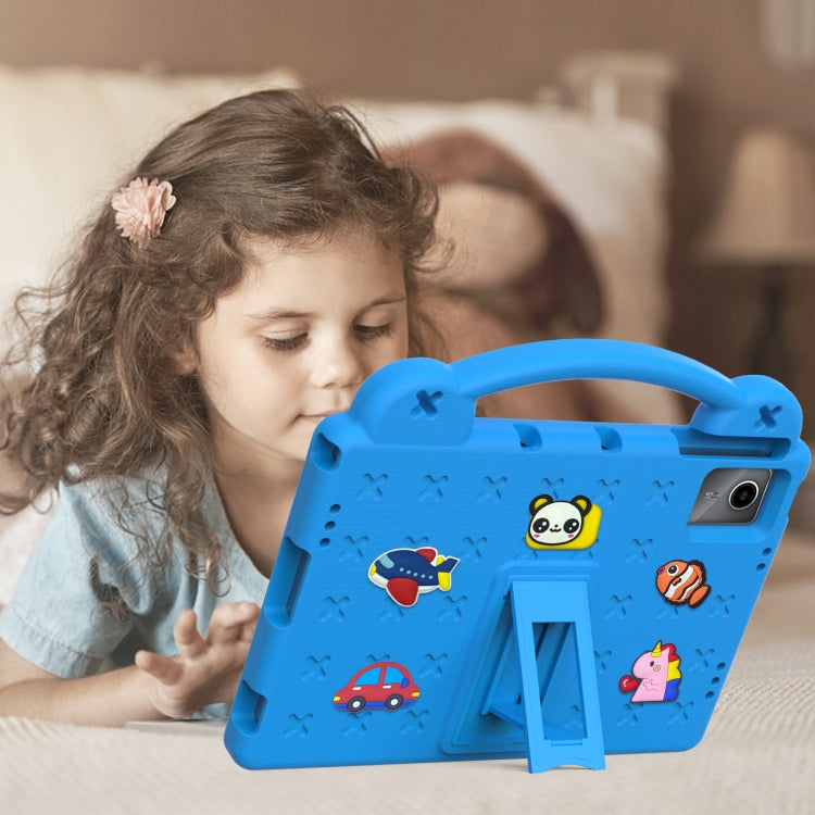 For Huawei MatePad SE 11 2024 Handle Kickstand Children EVA Shockproof Tablet Case(Sky Blue) - Huawei by PMC Jewellery | Online Shopping South Africa | PMC Jewellery | Buy Now Pay Later Mobicred