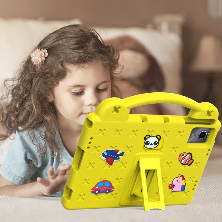 For Onn Tbspg 100110027 2023 Handle Kickstand Children EVA Shockproof Tablet Case(Yellow) - Others by PMC TechLife | Online Shopping South Africa | PMC TechLife | Buy Now Pay Later Mobicred