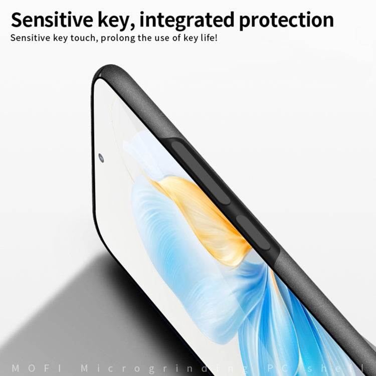 For Honor 100 MOFI Fandun Series Frosted PC Ultra-thin All-inclusive Phone Case(Black) - Honor Cases by MOFI | Online Shopping South Africa | PMC TechLife | Buy Now Pay Later Mobicred