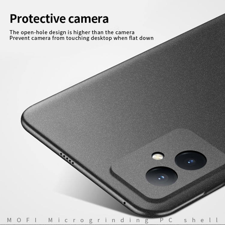 For Honor 100 MOFI Fandun Series Frosted PC Ultra-thin All-inclusive Phone Case(Blue) - Honor Cases by MOFI | Online Shopping South Africa | PMC TechLife | Buy Now Pay Later Mobicred