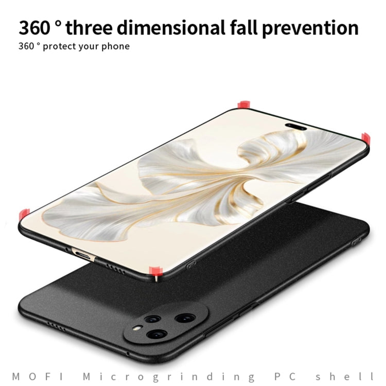 For Honor 100 Pro MOFI Fandun Series Frosted PC Ultra-thin All-inclusive Phone Case(Blue) - Honor Cases by MOFI | Online Shopping South Africa | PMC TechLife