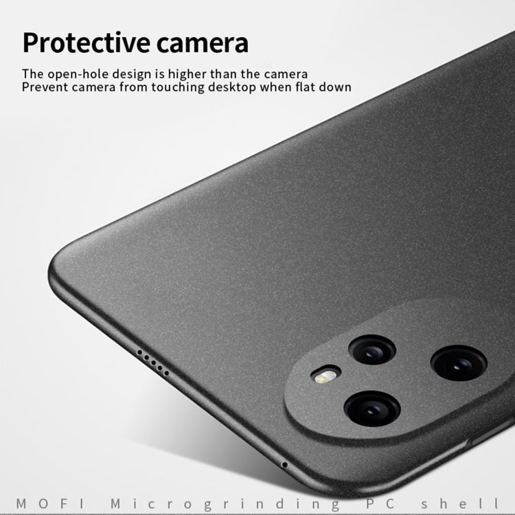 For Honor 100 Pro MOFI Fandun Series Frosted PC Ultra-thin All-inclusive Phone Case(Blue) - Honor Cases by MOFI | Online Shopping South Africa | PMC TechLife