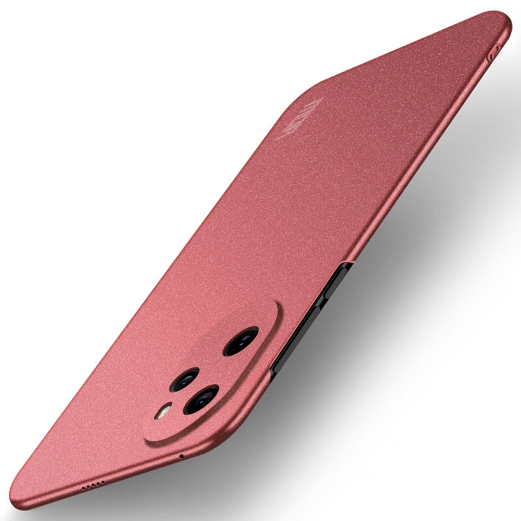 For Honor 100 Pro MOFI Fandun Series Frosted PC Ultra-thin All-inclusive Phone Case(Red) - Honor Cases by MOFI | Online Shopping South Africa | PMC TechLife | Buy Now Pay Later Mobicred