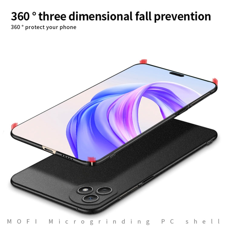 For Honor X50i+ / X50i Pro MOFI Fandun Series Frosted PC Ultra-thin All-inclusive Phone Case(Black) - Honor Cases by MOFI | Online Shopping South Africa | PMC TechLife