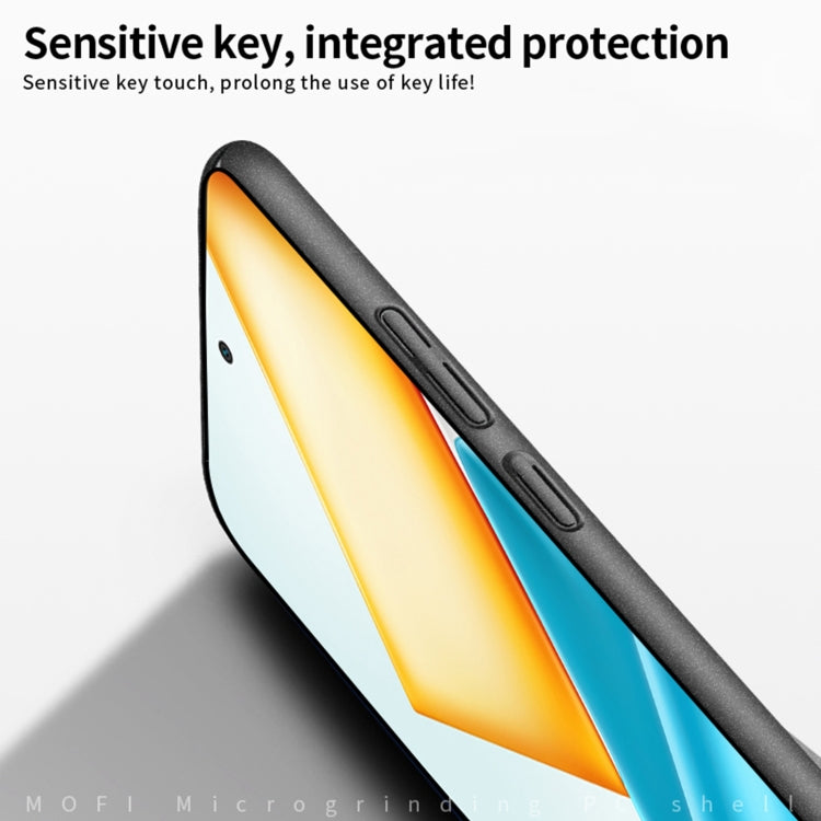For Honor 90 GT MOFI Fandun Series Frosted PC Ultra-thin All-inclusive Phone Case(Blue) - Honor Cases by MOFI | Online Shopping South Africa | PMC TechLife