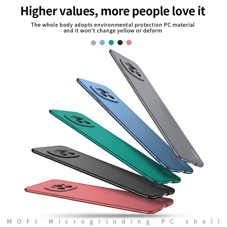 For Honor Magic6 MOFI Fandun Series Frosted PC Ultra-thin All-inclusive Phone Case(Blue) - Honor Cases by MOFI | Online Shopping South Africa | PMC TechLife | Buy Now Pay Later Mobicred