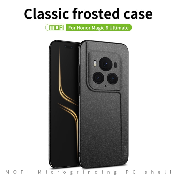 For Honor Magic6 Ultimate MOFI Fandun Series Frosted PC Ultra-thin All-inclusive Phone Case(Green) - free shipping - PMC Jewellery - Order now!