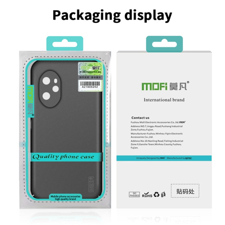 For Honor Magic6 Ultimate MOFI Fandun Series Frosted PC Ultra-thin All-inclusive Phone Case(Green) - free shipping - PMC Jewellery - Order now!