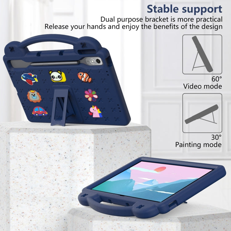 For  Lenovo Tab  P12 / Xiaoxin Pad Pro 12.7 Handle Kickstand Children EVA Shockproof Tablet Case(Mint Green) - Lenovo by PMC TechLife | Online Shopping South Africa | PMC TechLife | Buy Now Pay Later Mobicred