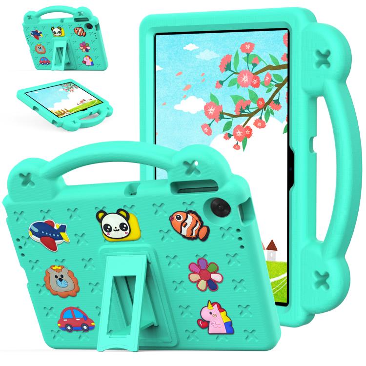 For Lenovo Tab TB-311 / WIFI 10.1 2025 Handle Kickstand Children EVA Shockproof Tablet Case(Mint Green) - Lenovo by PMC TechLife | Online Shopping South Africa | PMC TechLife | Buy Now Pay Later Mobicred
