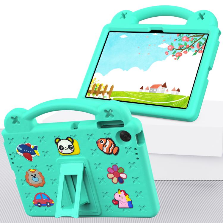 For Lenovo Tab TB-311 / WIFI 10.1 2025 Handle Kickstand Children EVA Shockproof Tablet Case(Mint Green) - Lenovo by PMC TechLife | Online Shopping South Africa | PMC TechLife | Buy Now Pay Later Mobicred