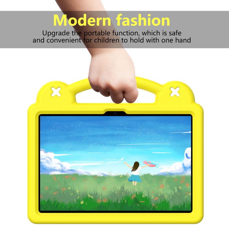 For Lenovo Tab TB-311 / WIFI 10.1 2025 Handle Kickstand Children EVA Shockproof Tablet Case(Yellow) - Lenovo by PMC TechLife | Online Shopping South Africa | PMC TechLife | Buy Now Pay Later Mobicred