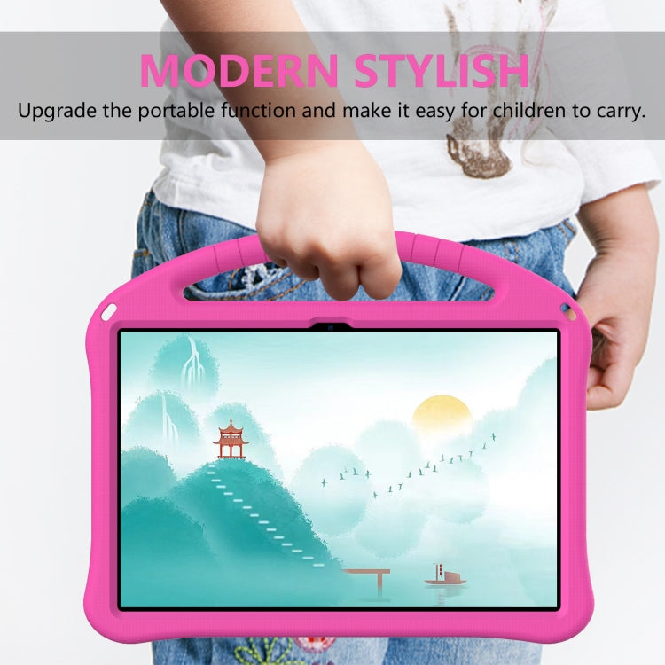 For Lenovo Tab P12 EVA Shockproof Tablet Case with Holder(Rose Red) - Lenovo by PMC TechLife | Online Shopping South Africa | PMC TechLife | Buy Now Pay Later Mobicred