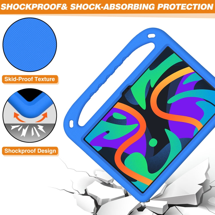 For Lenovo Tab  P12 / Xiaoxin Pad Pro 12.7 Handle EVA Shockproof Tablet Case with Holder(Blue) - Lenovo by PMC TechLife | Online Shopping South Africa | PMC TechLife | Buy Now Pay Later Mobicred