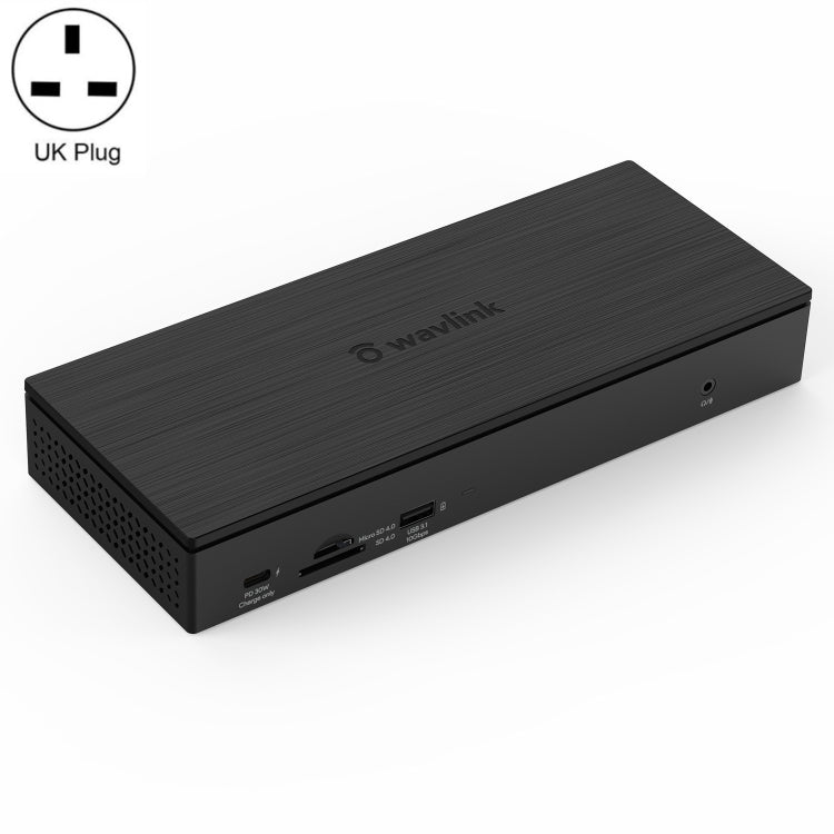 WAVLINK UG69PD10 1 to 4 Screens 4K/5K AV Transfer USB-C to HD Type-C Docking Station Hub, Plug:UK Plug - free shipping - PMc TechLife - Order now!