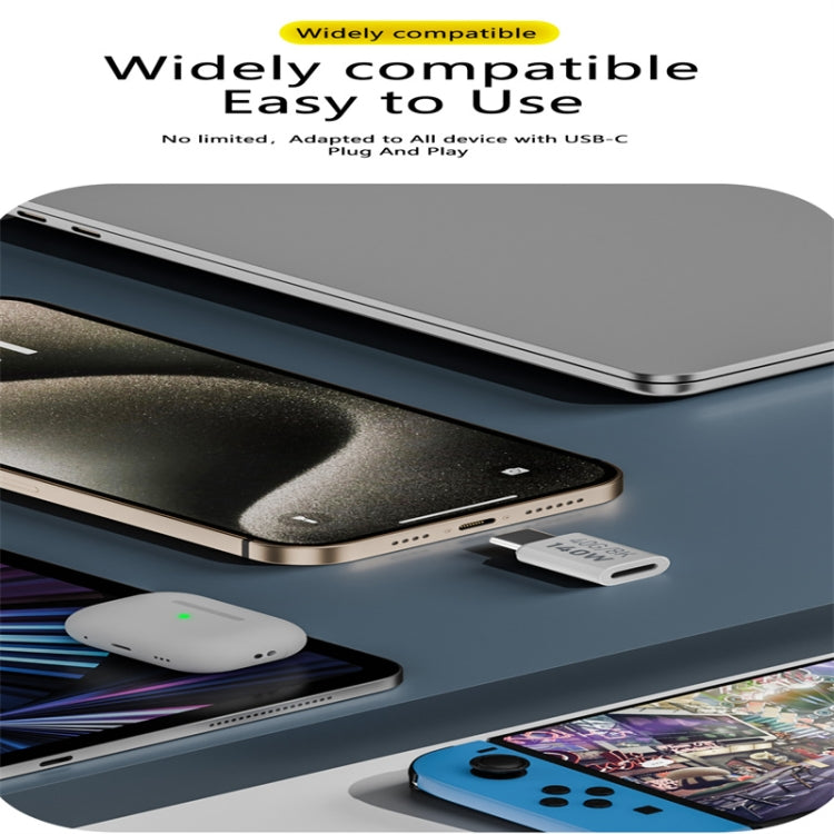 USB 3.1 Type-C to Type-C 40Gbps 8K Transmission Adapter 140W 5A Charge, Specification:Type-C Female to Female - Cable & Adapters by PMC TechLife | Online Shopping South Africa | PMC TechLife | Buy Now Pay Later Mobicred