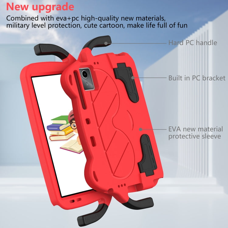 For Lenovo Xiaoxin Pad 2024/Tab M11 Ice Baby EVA Shockproof Hard PC Tablet Case(Red+Black) - Lenovo by PMC TechLife | Online Shopping South Africa | PMC TechLife | Buy Now Pay Later Mobicred
