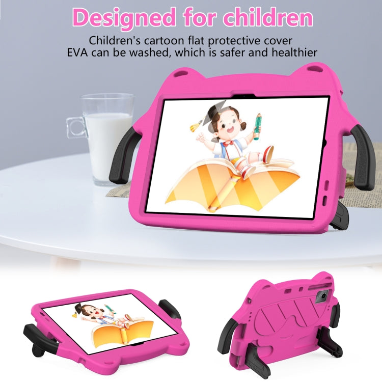For Lenovo Tab P11 J606F/ P11 Plus J607F Ice Baby EVA Shockproof Hard PC Tablet Case(Rose Red+Black) - Lenovo by PMC TechLife | Online Shopping South Africa | PMC TechLife | Buy Now Pay Later Mobicred