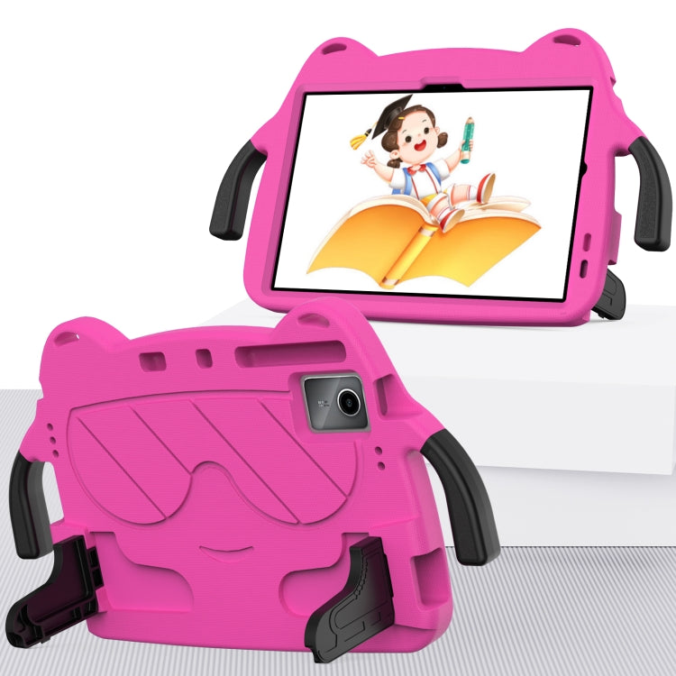 For TCL NxtPader 11 2023 Ice Baby EVA Shockproof Hard PC Tablet Case(Rose Red+Black) - Others by PMC TechLife | Online Shopping South Africa | PMC TechLife | Buy Now Pay Later Mobicred