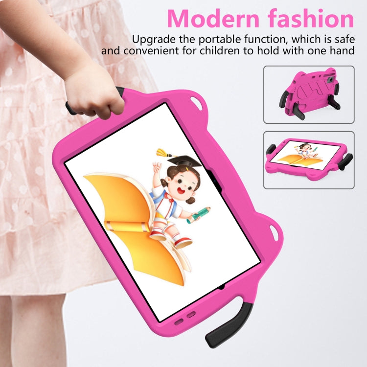 For TCL NxtPader 11 2023 Ice Baby EVA Shockproof Hard PC Tablet Case(Rose Red+Black) - Others by PMC TechLife | Online Shopping South Africa | PMC TechLife | Buy Now Pay Later Mobicred