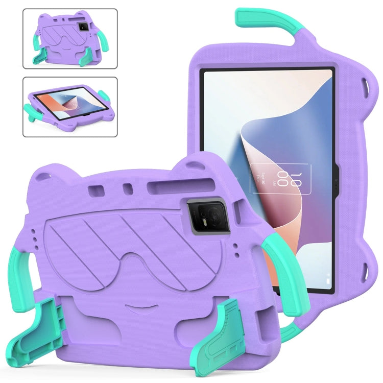 For TCL NxtPader 11 2023 Ice Baby EVA Shockproof Hard PC Tablet Case(Light Purple+Mint Green) - Others by PMC TechLife | Online Shopping South Africa | PMC TechLife | Buy Now Pay Later Mobicred