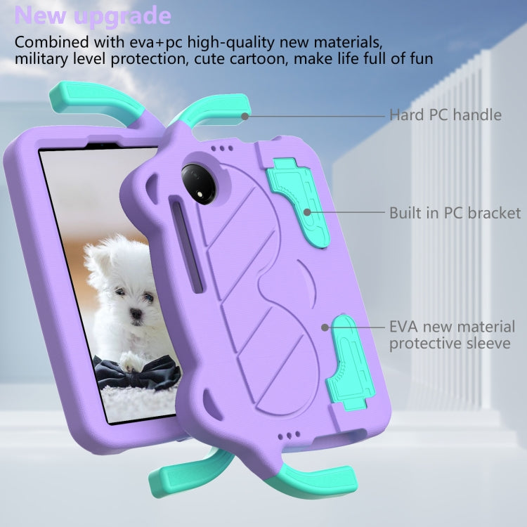 For TCL Tab 8 Gen2 2024 Ice Baby EVA Shockproof Hard PC Tablet Case(Light Purple+Mint Green) - Others by PMC TechLife | Online Shopping South Africa | PMC TechLife | Buy Now Pay Later Mobicred