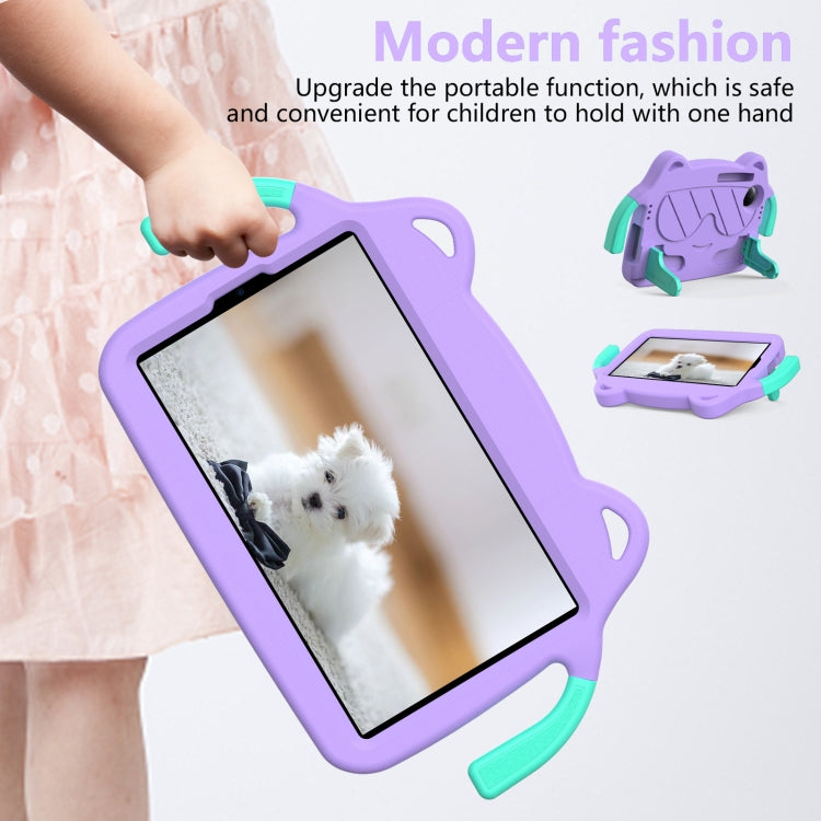 For TCL Tab 8 Gen2 2024 Ice Baby EVA Shockproof Hard PC Tablet Case(Light Purple+Mint Green) - Others by PMC TechLife | Online Shopping South Africa | PMC TechLife | Buy Now Pay Later Mobicred