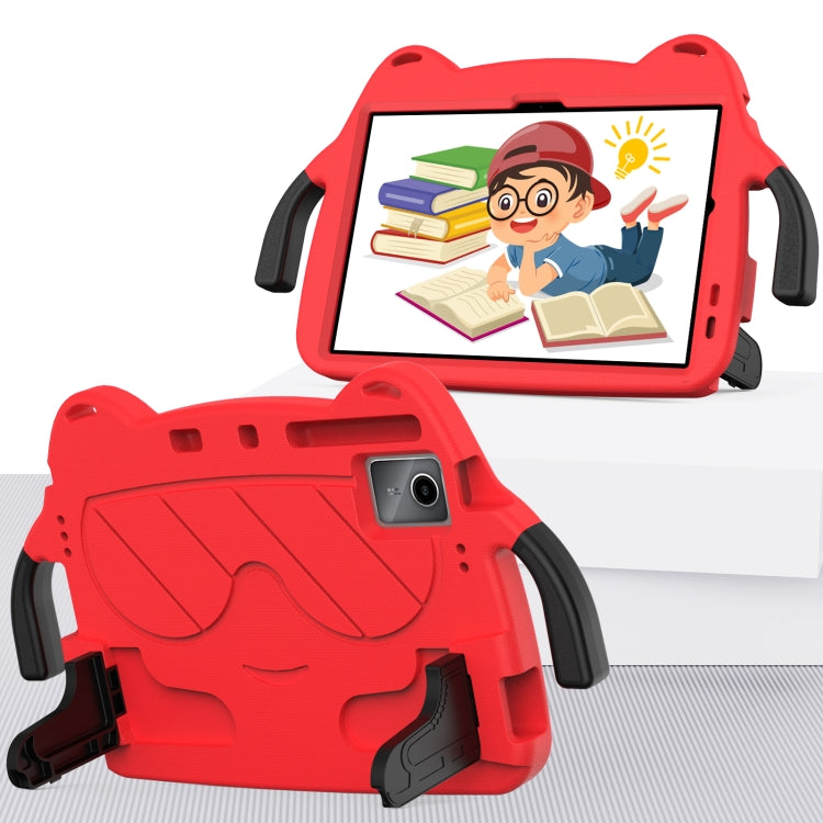 For Onn Tbspg 100110027 2023 Ice Baby EVA Shockproof Hard PC Tablet Case(Rose Red+Black) - Others by PMC TechLife | Online Shopping South Africa | PMC TechLife | Buy Now Pay Later Mobicred