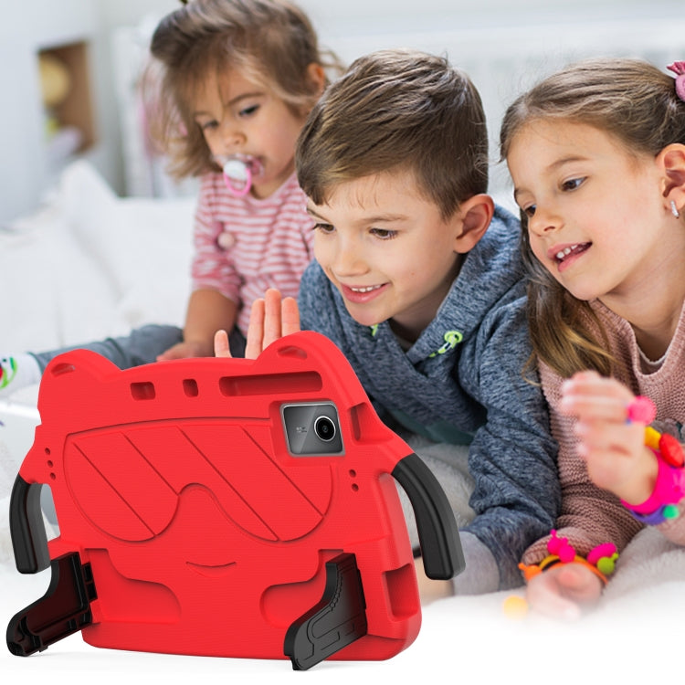 For Onn Tbspg 100110027 2023 Ice Baby EVA Shockproof Hard PC Tablet Case(Rose Red+Black) - Others by PMC TechLife | Online Shopping South Africa | PMC TechLife | Buy Now Pay Later Mobicred