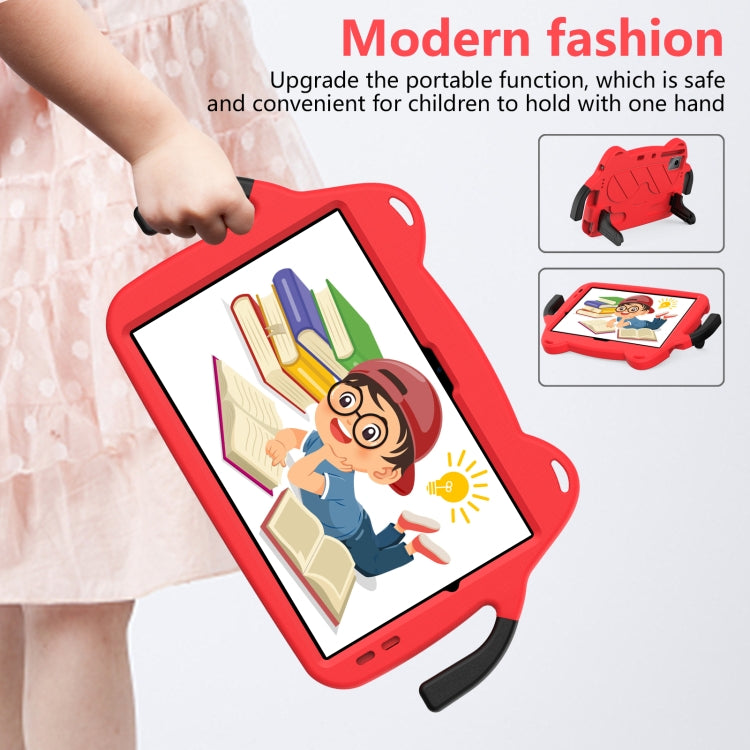 For Onn Tbspg 100110027 2023 Ice Baby EVA Shockproof Hard PC Tablet Case(Rose Red+Black) - Others by PMC TechLife | Online Shopping South Africa | PMC TechLife | Buy Now Pay Later Mobicred