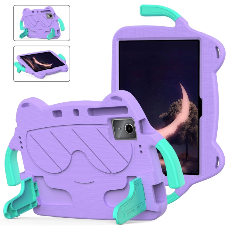 For Onn Tbspg 100110027 2023 Ice Baby EVA Shockproof Hard PC Tablet Case(Light Purple+Mint Green) - Others by PMC TechLife | Online Shopping South Africa | PMC TechLife | Buy Now Pay Later Mobicred