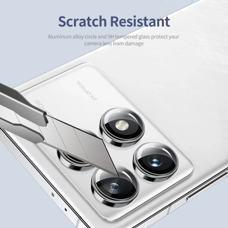 For Redmi K70 / K70 Pro / K70E ENKAY Hat-Prince 9H Rear Camera Lens Aluminium Alloy Tempered Glass Film(Colorful) -  by ENKAY | Online Shopping South Africa | PMC TechLife | Buy Now Pay Later Mobicred