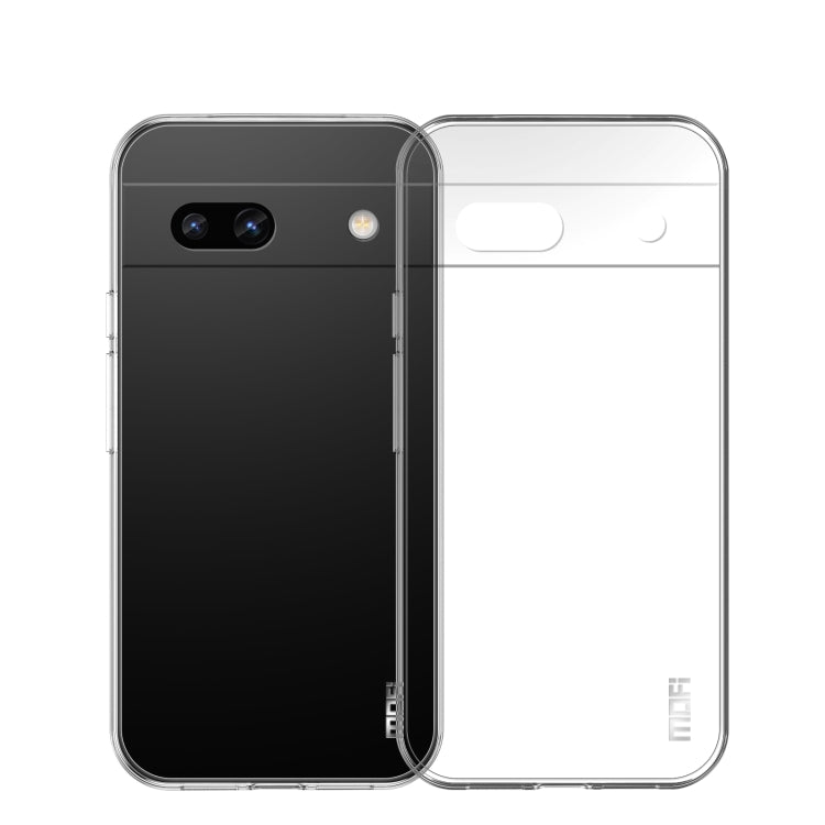 For Google Pixel 8a MOFI Ming Series Transparent Ultra-thin TPU Phone Case(Transparent) - Google Cases by MOFI | Online Shopping South Africa | PMC TechLife | Buy Now Pay Later Mobicred