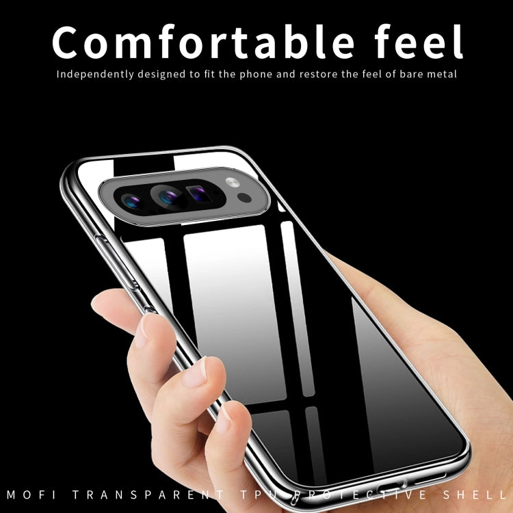 For Google Pixel 9 MOFI Ming Series Transparent Ultra-thin TPU Phone Case(Transparent) - Google Cases by MOFI | Online Shopping South Africa | PMC TechLife | Buy Now Pay Later Mobicred
