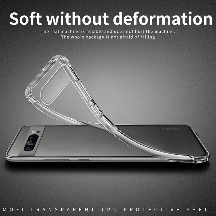 For Google Pixel 9 Pro MOFI Ming Series Transparent Ultra-thin TPU Phone Case(Transparent) - Google Cases by MOFI | Online Shopping South Africa | PMC TechLife | Buy Now Pay Later Mobicred