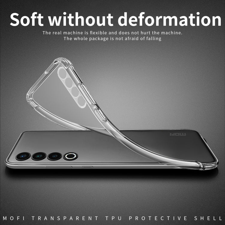 For Meizu 21 Pro MOFI Ming Series Transparent Ultra-thin TPU Phone Case(Transparent) - Meizu by MOFI | Online Shopping South Africa | PMC TechLife | Buy Now Pay Later Mobicred