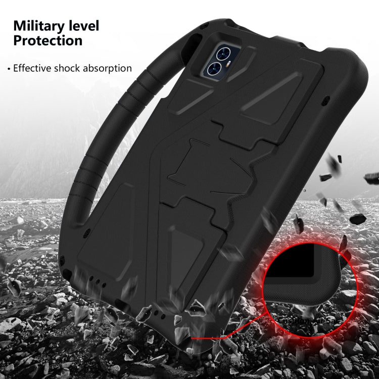 For Blackview Tab 80 10.1 2023 EVA Shockproof Tablet Case with Holder(Black) - Others by PMC TechLife | Online Shopping South Africa | PMC TechLife | Buy Now Pay Later Mobicred