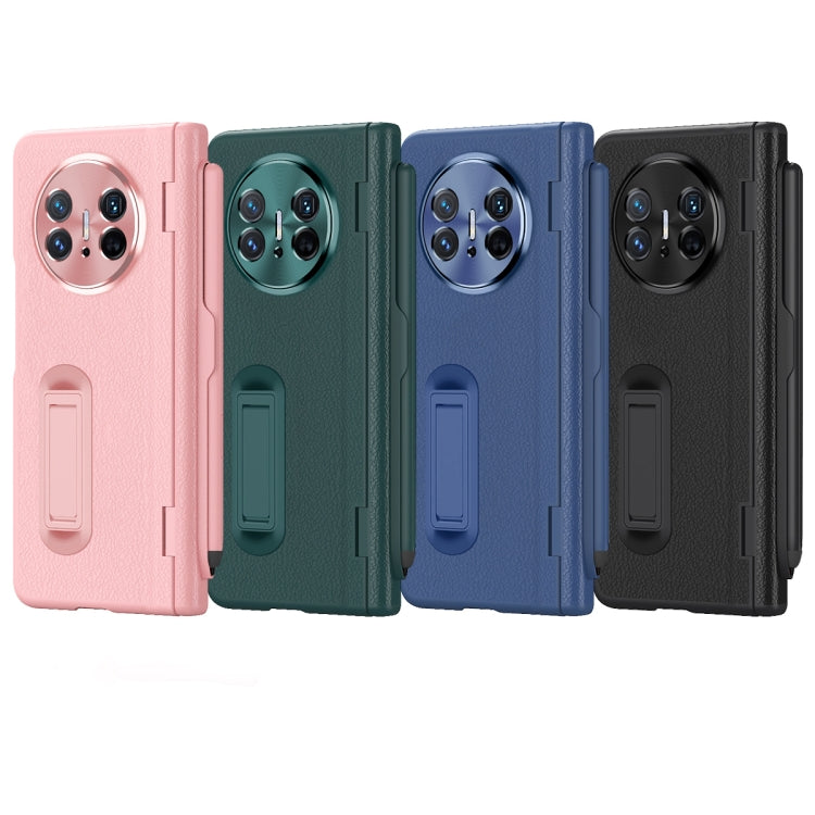 For Huawei  Mate X5 Integrated Film Plain Leather Phone Case with Pen(Black) - free shipping - PMC TechLife - Order now!
