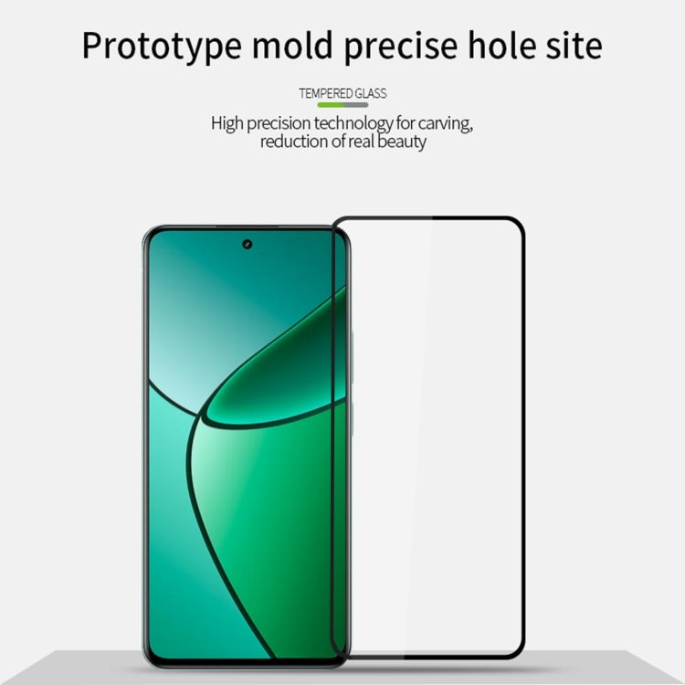 For Realme 12+ MOFI 9H 2.5D Full Screen Tempered Glass Film(Black) - free shipping - PMC TechLife - Order now!