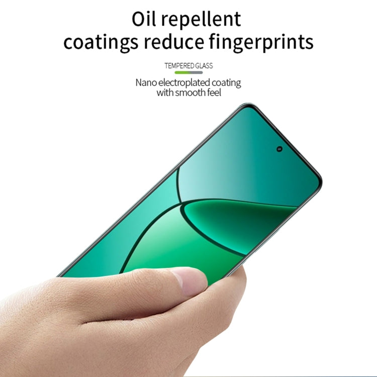 For Realme 12+ MOFI 9H 2.5D Full Screen Tempered Glass Film(Black) - free shipping - PMC TechLife - Order now!