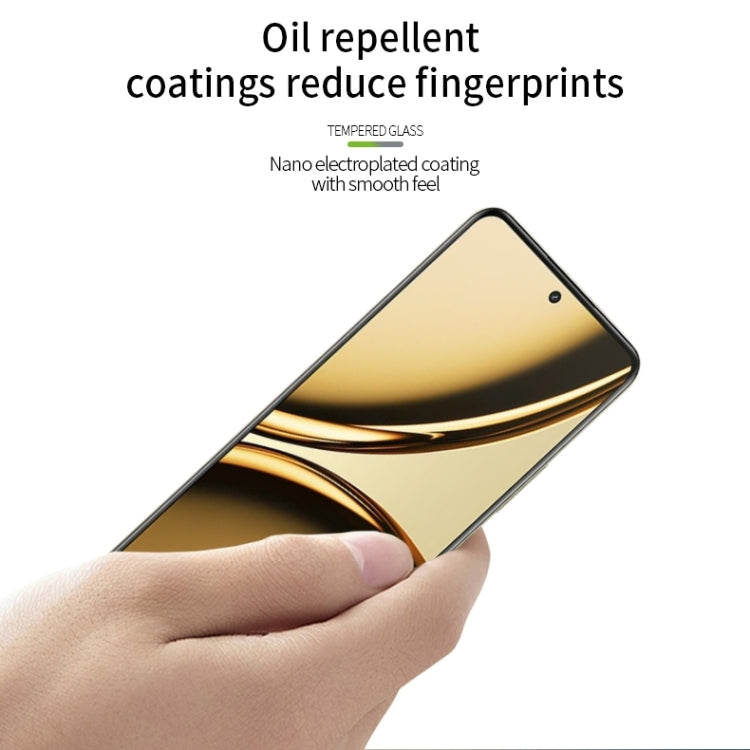 For Realme Narzo 70 Pro MOFI 9H 2.5D Full Screen Tempered Glass Film(Black) - Realme Tempered Glass by MOFI | Online Shopping South Africa | PMC TechLife | Buy Now Pay Later Mobicred