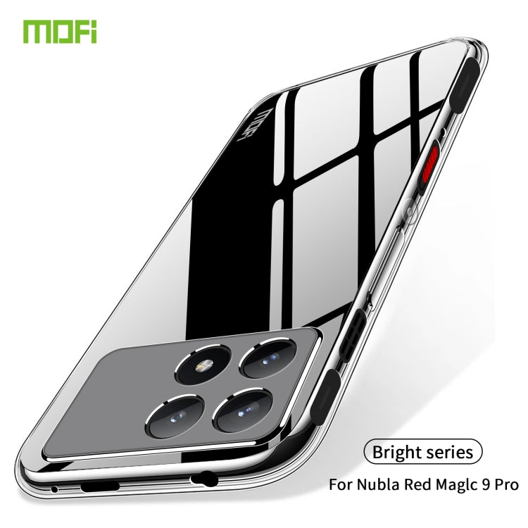 For Nubia Red Magic 9 Pro / 9 Pro+ MOFI Ming Series Transparent Ultra-thin TPU Phone Case(Transparent) - ZTE Cases by MOFI | Online Shopping South Africa | PMC TechLife