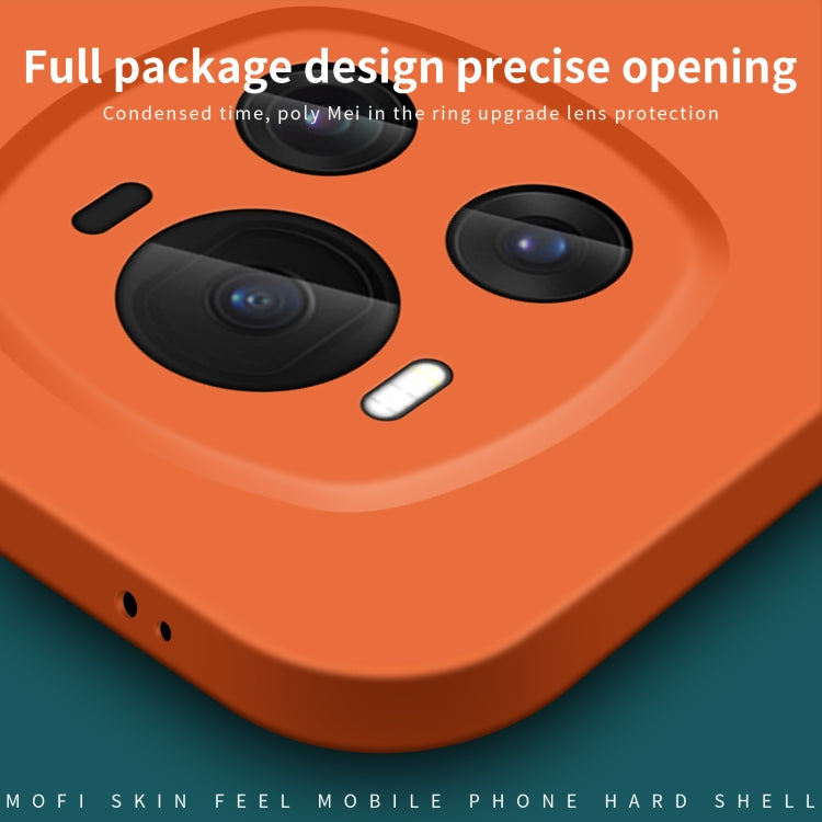 For Honor Magic6 MOFI Qin Series Skin Feel All-inclusive PC Phone Case(Orange) - Honor Cases by MOFI | Online Shopping South Africa | PMC TechLife | Buy Now Pay Later Mobicred