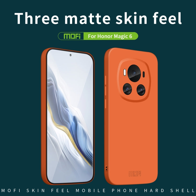For Honor Magic6 MOFI Qin Series Skin Feel All-inclusive PC Phone Case(Beige) - Honor Cases by MOFI | Online Shopping South Africa | PMC TechLife | Buy Now Pay Later Mobicred