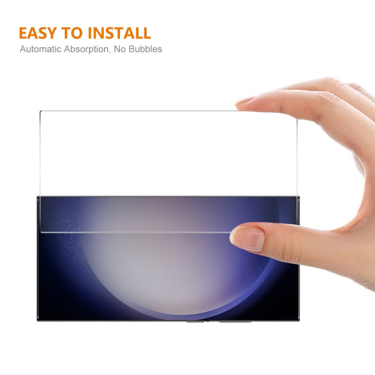 For Samsung Galaxy S24 Ultra 5G 2pcs ENKAY 0.18mm High Aluminum-silicon Tempered Glass Film, Support Ultrasonic Fingerprint Unclock - Galaxy S24 Ultra 5G Tempered Glass by ENKAY | Online Shopping South Africa | PMC TechLife