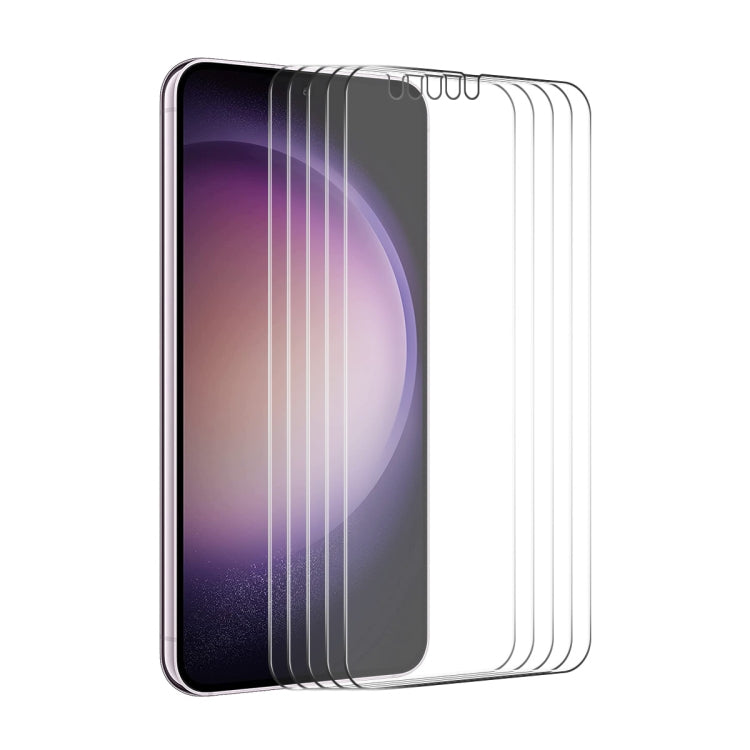 For Samsung Galaxy S24 5G 5pcs ENKAY 0.18mm High Aluminum-silicon Tempered Glass Film, Support Ultrasonic Fingerprint Unclock - Galaxy S24 5G Tempered Glass by ENKAY | Online Shopping South Africa | PMC Jewellery | Buy Now Pay Later Mobicred