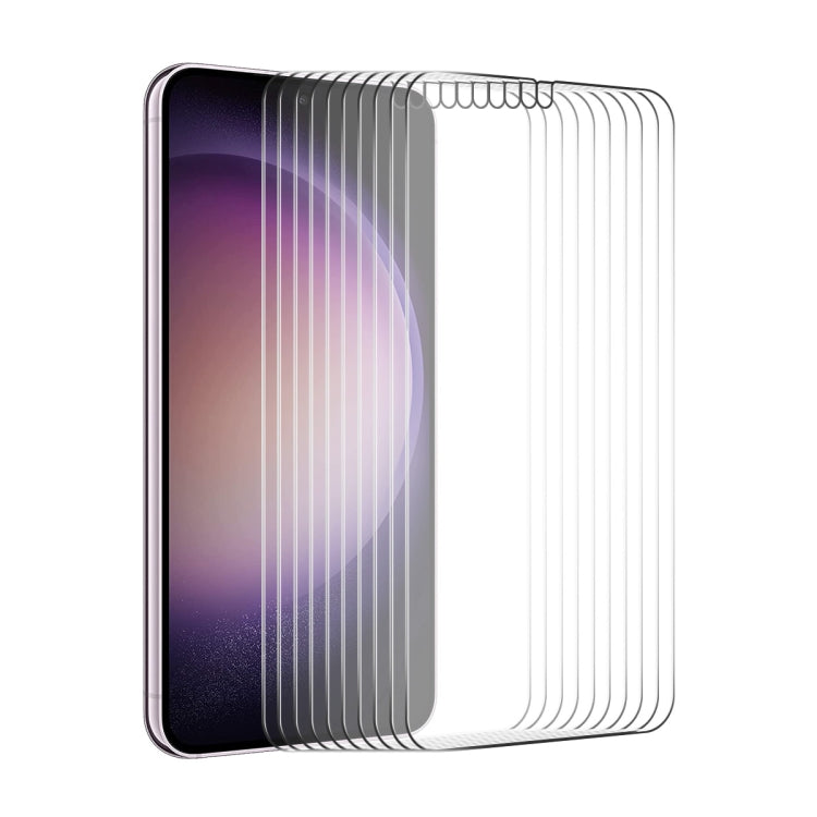 For Samsung Galaxy S24+ 5G 10pcs ENKAY 0.18mm High Aluminum-silicon Tempered Glass Film, Support Ultrasonic Fingerprint Unclock - free shipping - PMC Jewellery - Order now!